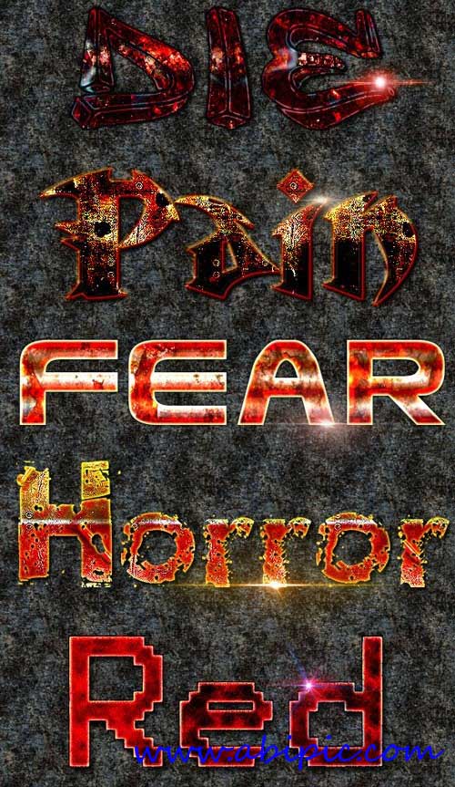 دانلود مجموعه استایل های متفاوت برای فتوشاپ Styles for Photoshop Random