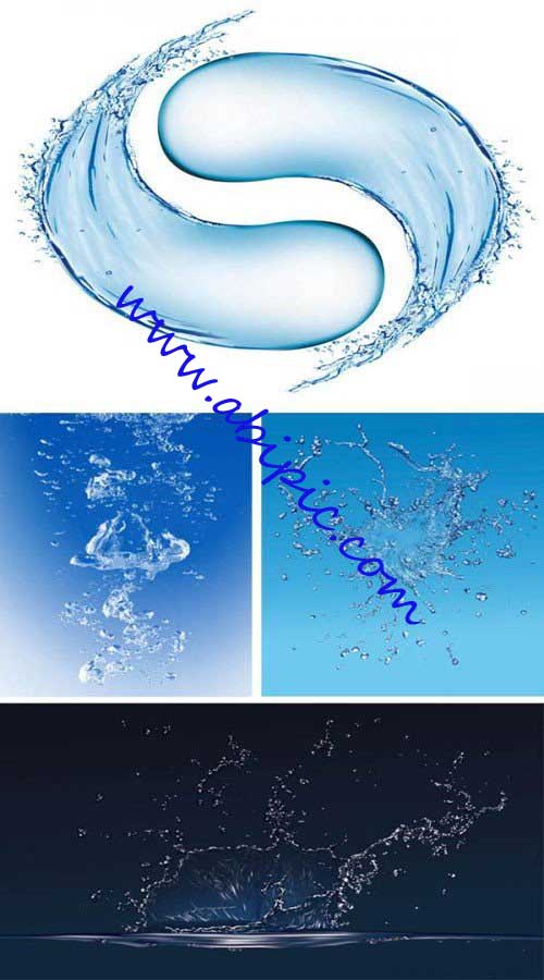 دانلود طرح لایه باز افکت آب با کیفیت بالا Water effects multi-layer PSD