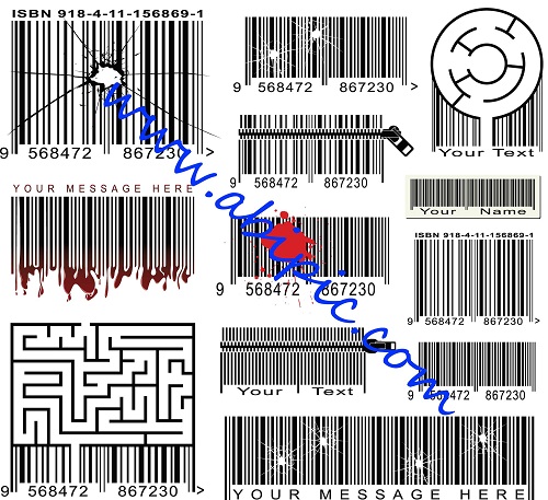 دانلود وکتور طرح های مختلف بارکد Various Barcode Vector