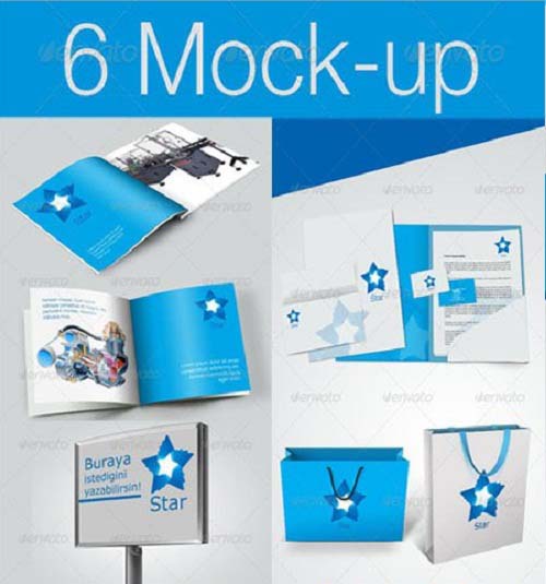 دانلود طرح لایه باز ست کامل اداری Corporate Identity Preview Mock-up