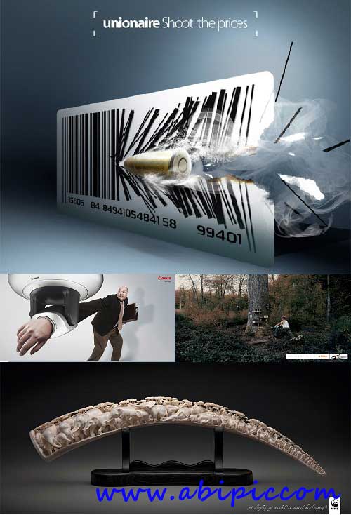 دانلود تصاویر خلاقانه و تبلیغاتی شماره 5 Creative advertising