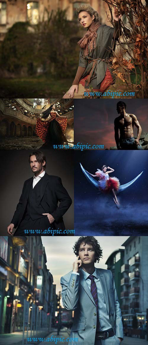 دانلود تصاویر استوک مدل و ژست فشن Fashion People Stock Photo