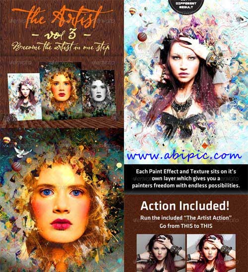 دانلود افکت لایه باز ساخت عکس هنری شماره 1