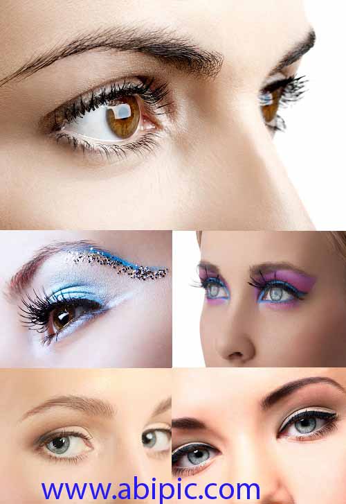 دانلود عکس های استوک کلوز آپ چشم Close up of the eyes Stock Photo