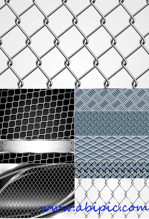 دانلود وکتور های استوک فنس و حصارهای فلزی Metal Fence Vector