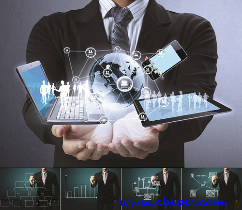 دانلود 5 عکس استوک تکنولوژی و کسب و کار Business technology