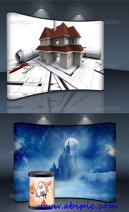 دانلود موک آپ ساخت بیلبورد GraphicRiver Billboard Mockup Template