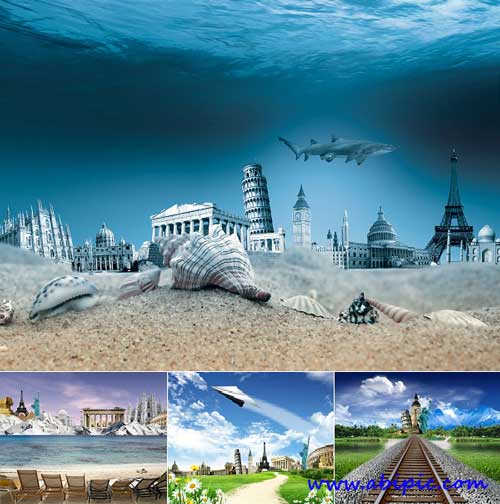 دانلود عکس استوک توریستی و گردشگری سری 2 Stock Photo Around the world