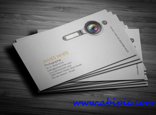 دانلود کارت ویزیت عکاسی شماره 3 Photographer Business Card