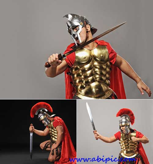 دانلود عکس استوک سرباز لژیون رومی knight Legion - Stock photo