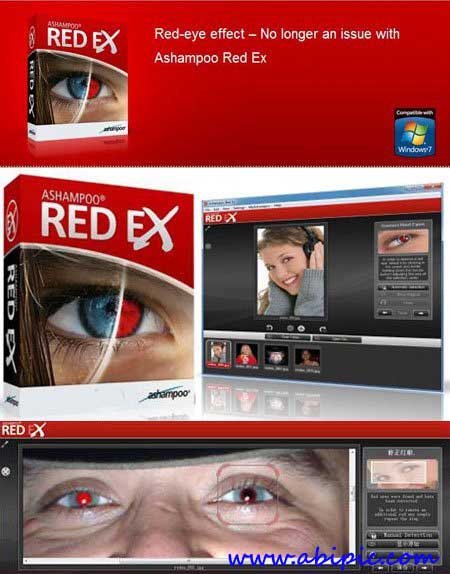 دانلود نرم افزار رفع قرمزی چشم در عکس Ashampoo Red Ex 1.0