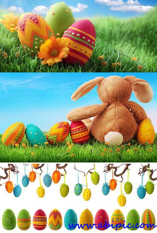 دانلود تصاویر تخم مرغ رنگی برای عید نوروز شماره 2 Stock Photos - Easter Egg