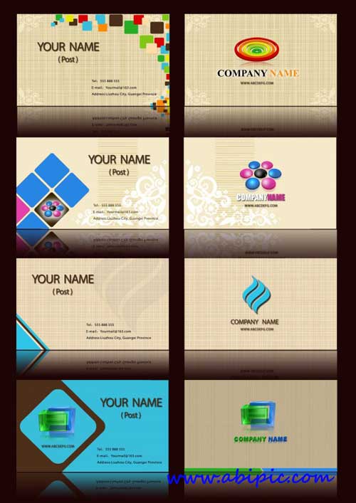 دانلود مجموعه کارت ویزیت های خلاقانه شماره 4 Creative business card