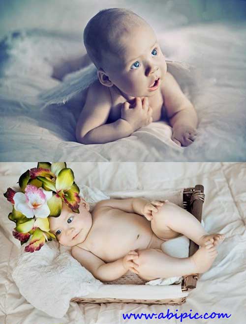 دانلود عکس استوک کودک شماره 3 Little Baby Stock Photo