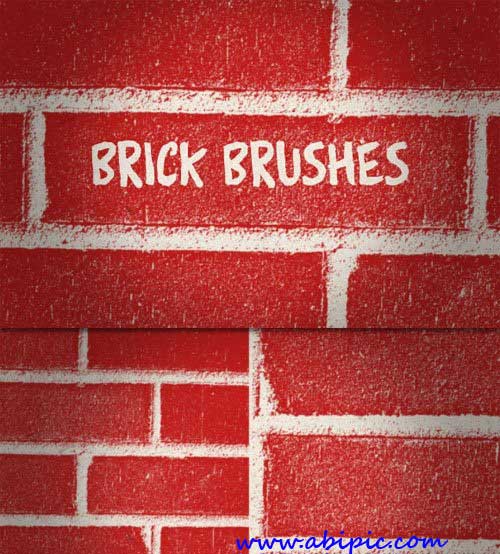 دانلود براش فتوشاپ دیوار آجری و آجر Brick Photoshop Brushes
