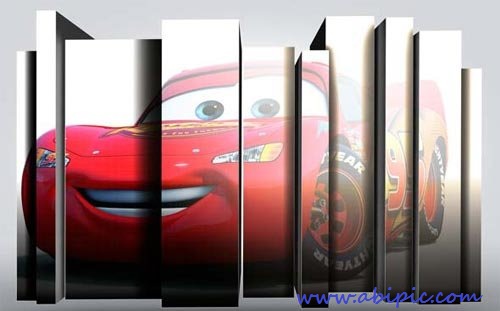 دانلود افکت سه بعدی عکس 3D Effect PSD Template