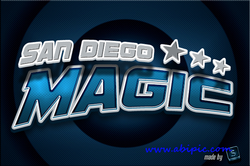 دانلود افکت متن لایه باز ورزشی برای فتوشاپ Sport Team Style for Photoshop