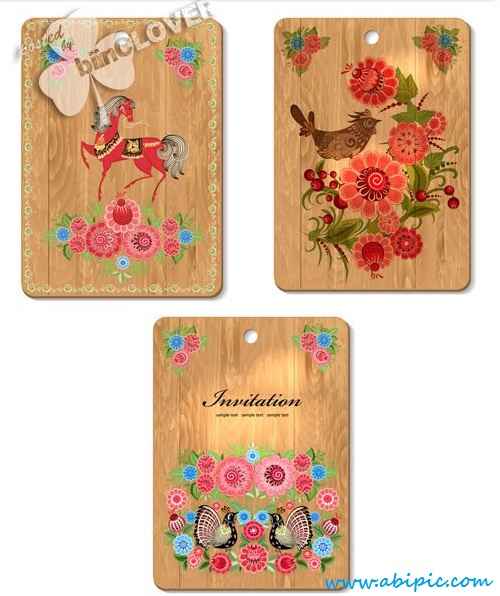 دانلود وکتور طرح های زینتی گل دار Decorative floral ornaments