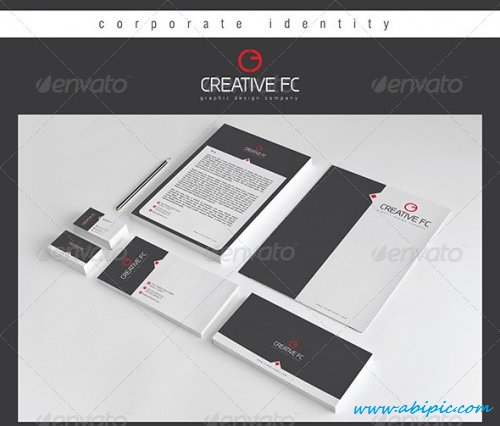 دانلود وکتور ست کامل اداری شماره ۴ Creative FC Corporate Identity Package