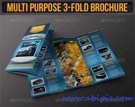 دانلود بروشور 3 لت چند منظوره شماره Multi Purpose 3-Fold Brochure