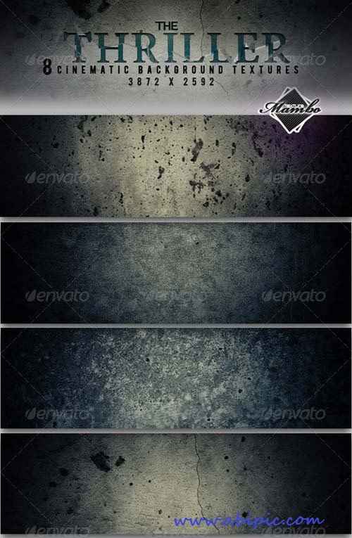 تکسچر و بک گراند هیجانی و ترسناک سینماتیک The Thriller Cinematic Background Textures