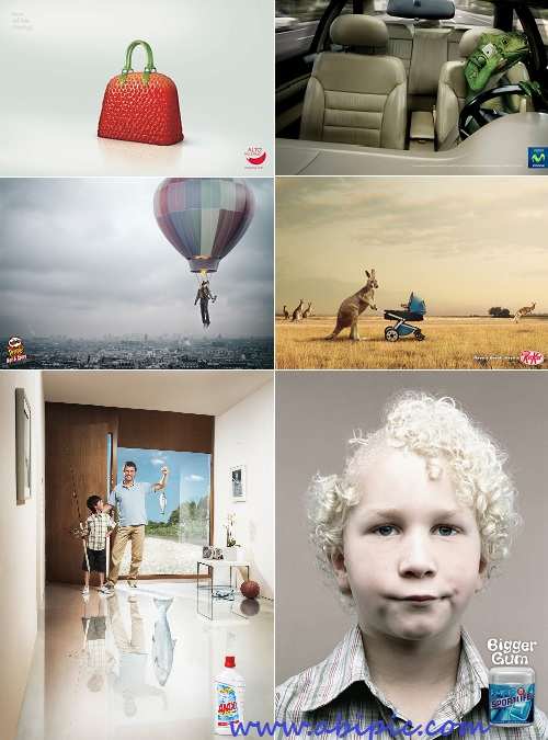 دانلود مجموعه عکس های تبلیغاتی خلاقانه شماره 11 Creative advertising Part