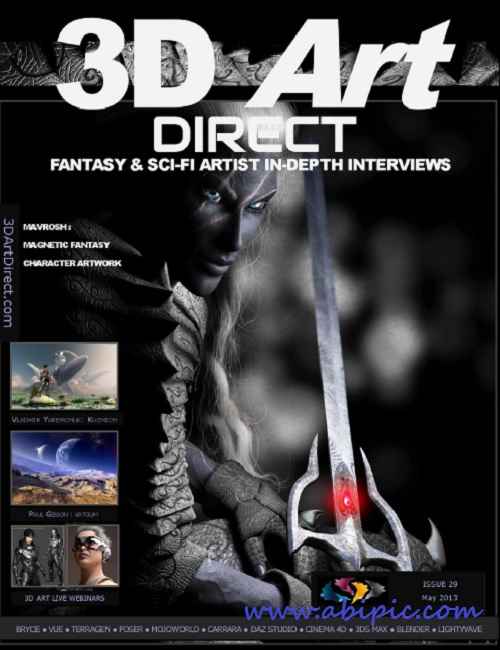 دانلود مجله هنرهای 3 بعدی 3D Art Direct - Issue 29 May 2013