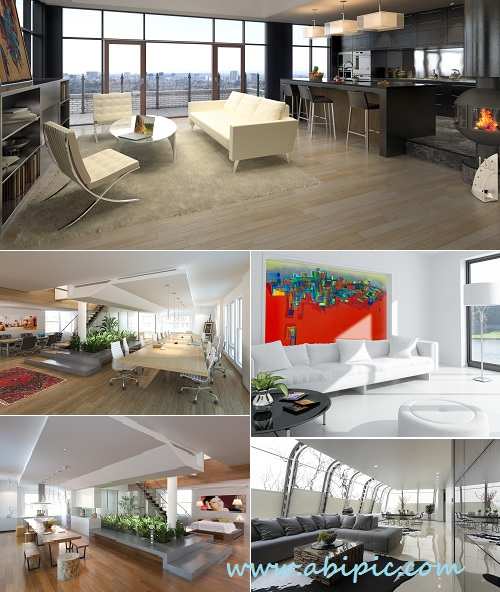 دانلود تصاویر استوک دکوراسیون داخای مدرن HQ Images Modern Interior