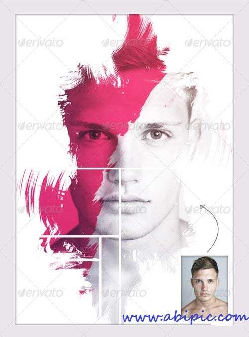 تمپلت لایه باز افکت عکس هنری Dream Photo Template