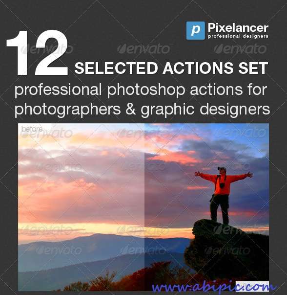دانلود مجموعه 12 اکشن منتخب GraphicRiver 12 Selected Actions