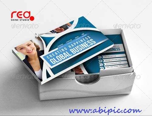 دانلود کارت ویزیت لایه باز شماره 95 Corporate Business Card