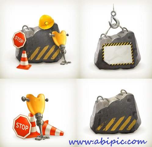 دانلود تصاویر وکتور با موضوع در حال ساخت Under Construction Vector