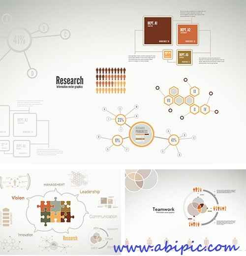 دانلود تصاویر وکتور مربوط به نوآوری و کسب و کار Business innovation graphics