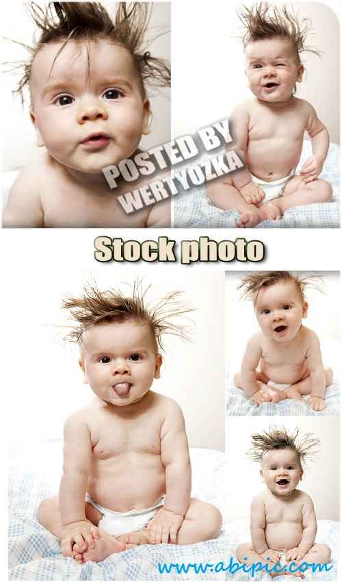 دانلود تصاویر استوک کودک شماره 5 Funny little baby stock photos
