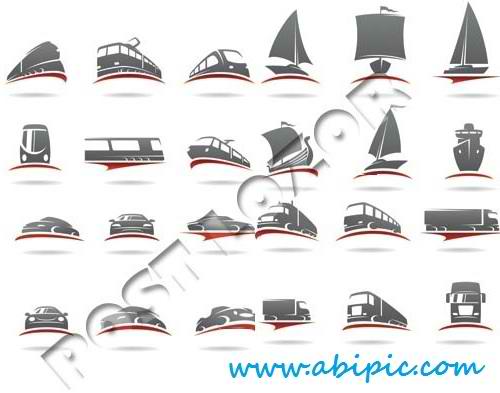 دانلود وکتور لوگوی سازمان های حمل و نقل Logos transport vector