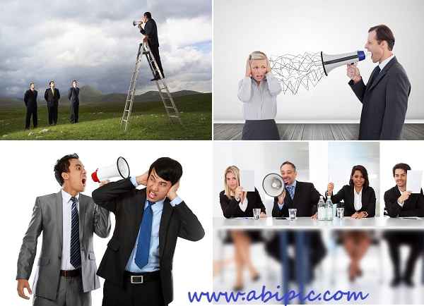 دانلود تصاویر استوک تجاری داد زدن در بلندگو Stock Photos Business Megaphone