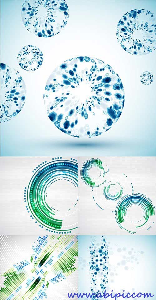 دانلود مجموعه بکگراند های انتزائی شماره 9 Collection of Vector Abstract Backgrounds