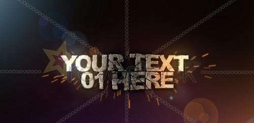 دانلود طرح افترافکت خرد شدن و شکستن متن 3D TEXT SHATTER - After Effects Project