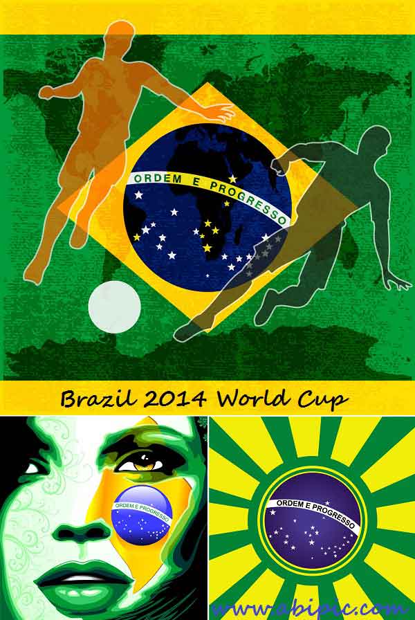 دانلود وکتور جام جهانی 2014 برزیل Vectors - Brazil 2014 World Cup