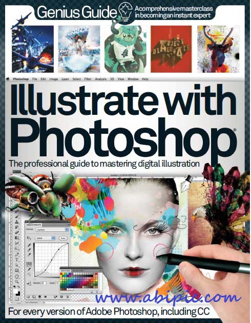 دانلود مجله آموزش طراحی در فتوشاپ سری 1 Illustrate with Photoshop Genius Guide