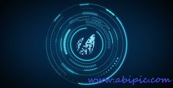 افترافکت نمایش لوگو بصورت تکنولوژی پیشرفته Hi-Tech Logo Reveal After Effects Project