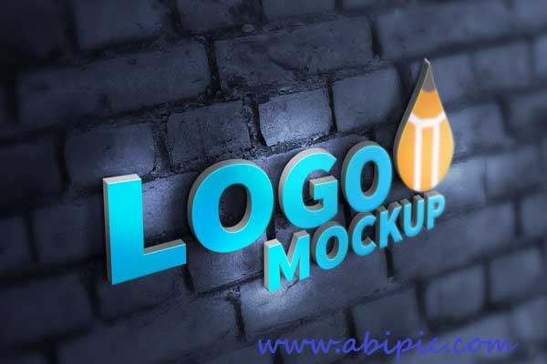 دانلود 3 طرح لایه باز موک آپ و پیش نمایش لوگو Logo Mock-up Template PSD