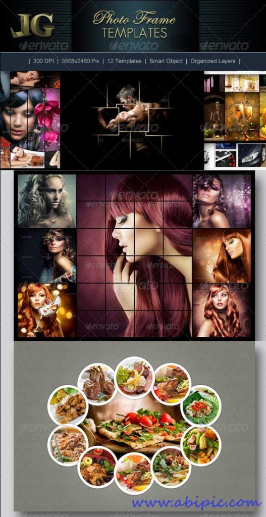 دانلود فریم های لایه باز آماده عکس سری 1 PSD Photo Frames