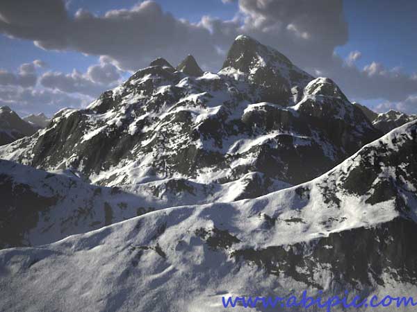 دانلود مدل 3 بعدی کوه و کوهستان برای سینما 4 بعدی Infinite Mountains for Cinema 4D