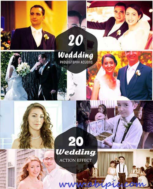 دانلود اکشن و فیلتر فتوشاپ برای عکس های عروسی Wedding Photoshop Actions