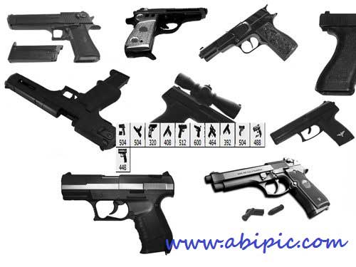 دانلود براش فتوشاپ اسلحه Fine Arts Brushes