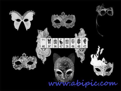 دانلود براش فتوشاپ انوع ماسک Mask Photoshop Brushes