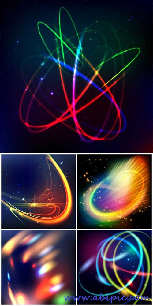 دانلود وکتور پس زمینه انتزائی شماره 11 bstract glowing lines vector background