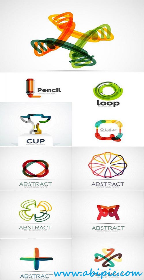 دانلود وکتور لوگوی انتزائی Vector Abstract Logos