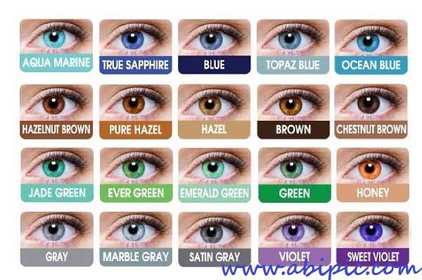دانلود اکشن فتوشاپ تغییر رنگ چشم Eye Colors - Photoshop actions